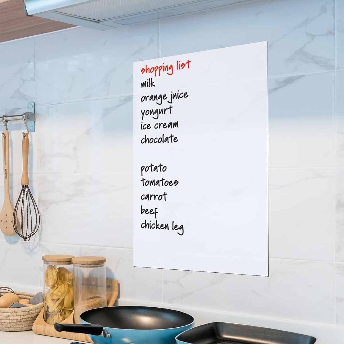 Magnetic Whiteboard Sticker 40×80cm Dry Erase Adhesive