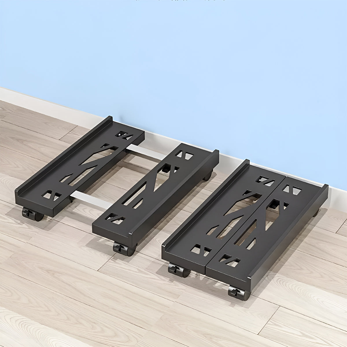 Retractable Computer Tower Stand with Wheels