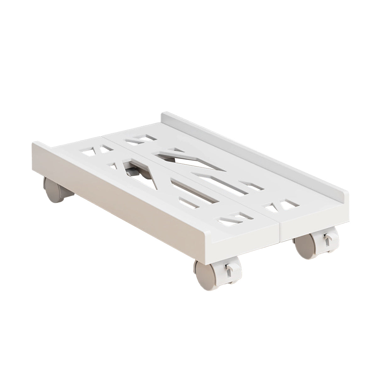 Telescopic PC Tower Stand with Swivel Casters 80kg
