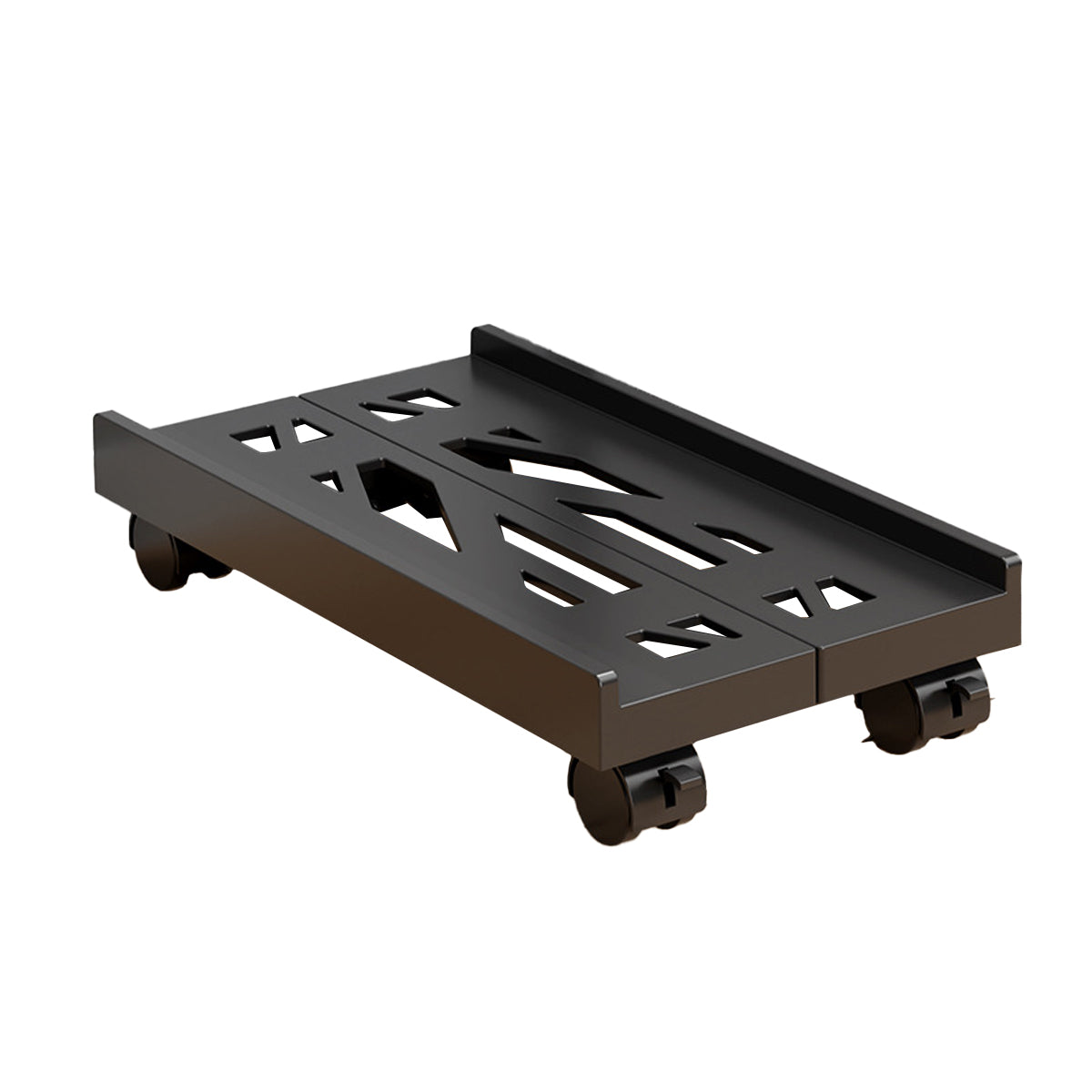 Telescopic PC Tower Stand with Swivel Casters 80kg