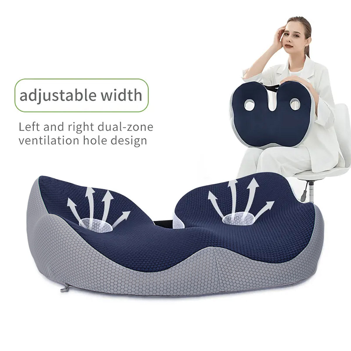 Memory Foam Seat Cushion for Office Chair Comfort