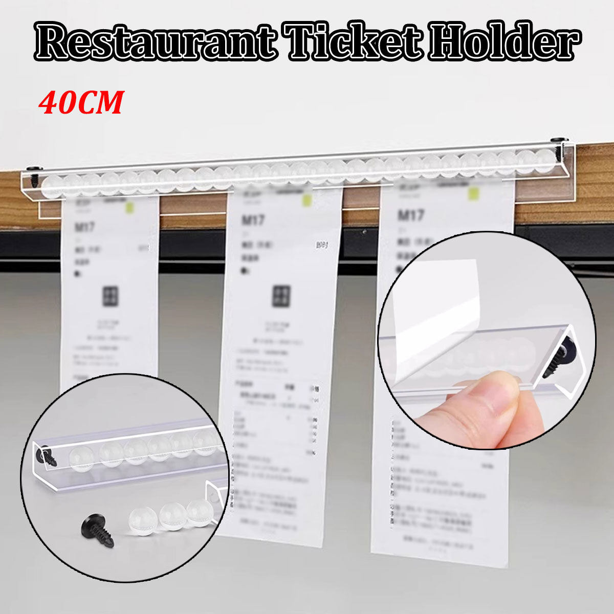 40cm Order Ticket Rack for Restaurant and Cafe