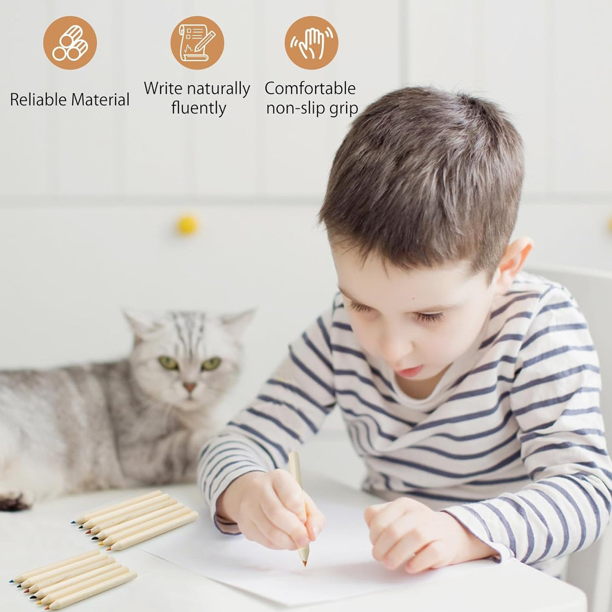 20 Boxes Mini Coloured Pencils Set Compact Drawing Tools