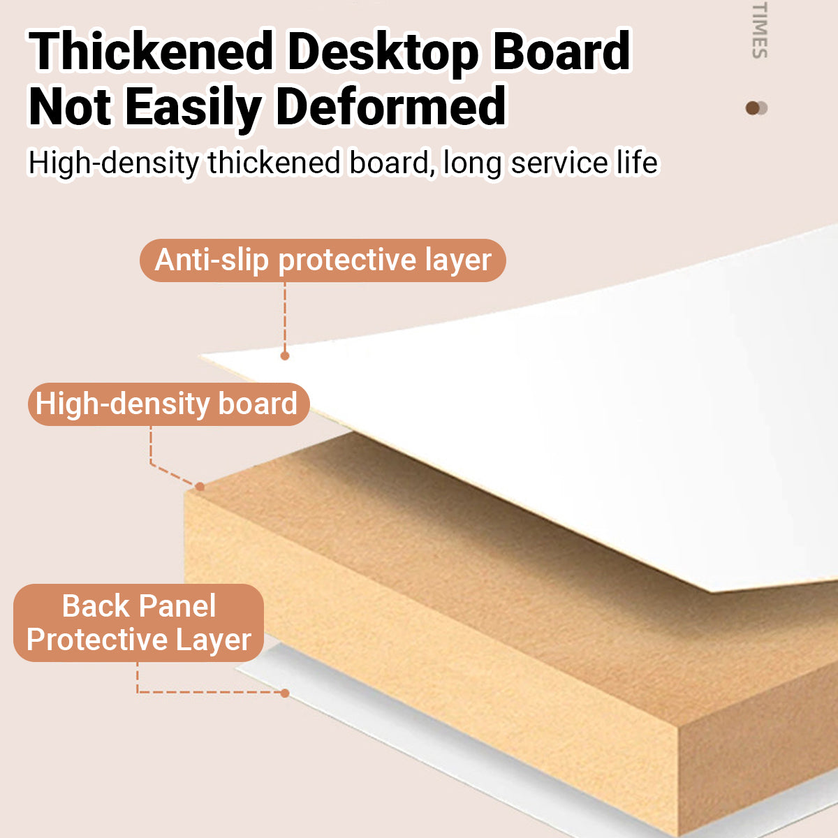 Minimalist Coffee Table with Rounded Corners