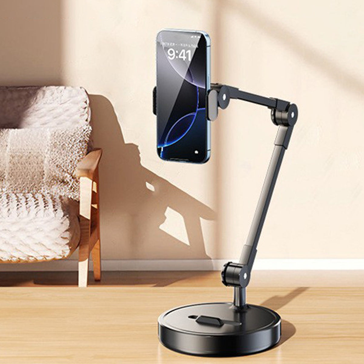 Mobile Phone Stand Overhead Shooting Adjustable Desk Holder