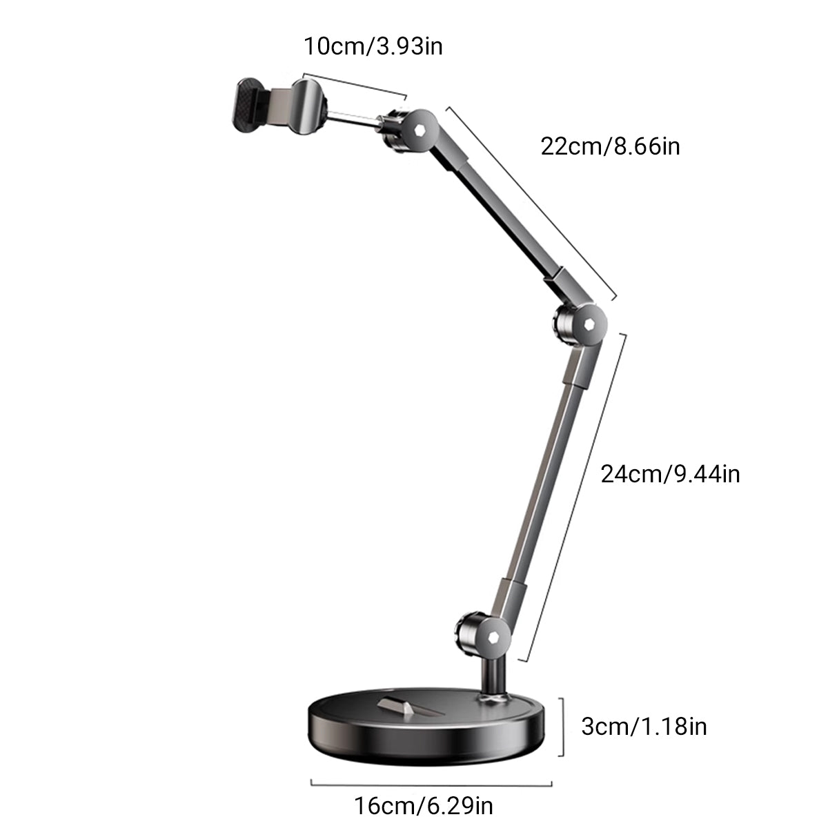Mobile Phone Stand Overhead Shooting Adjustable Desk Holder