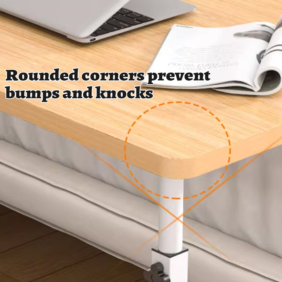 Mobile Adjustable Bedside Laptop Desk