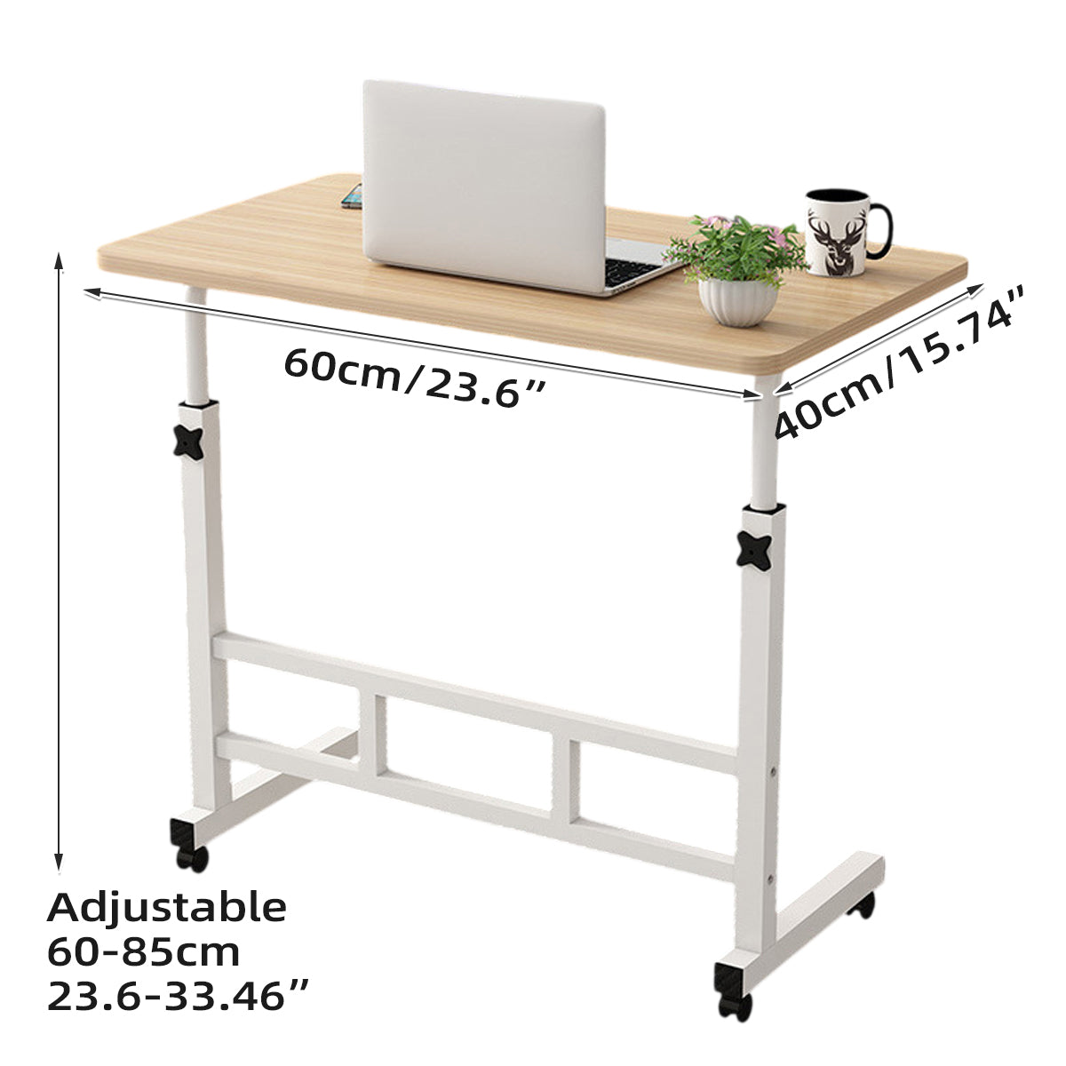 Mobile Adjustable Bedside Laptop Desk