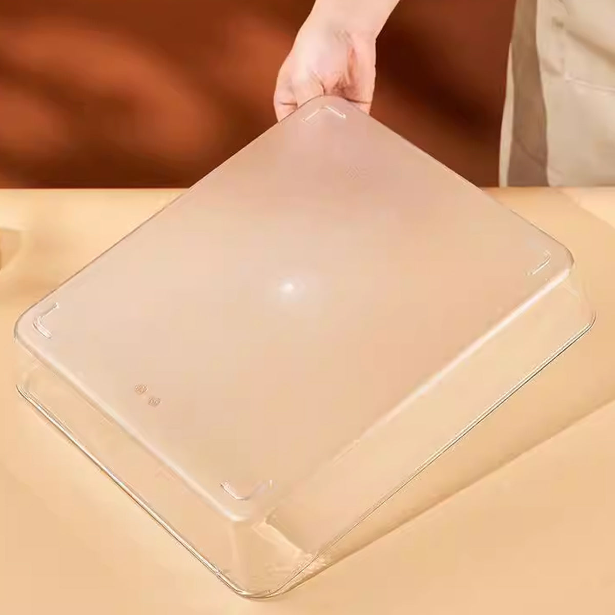 2pcs Clear Spice Container with 6 Compartments