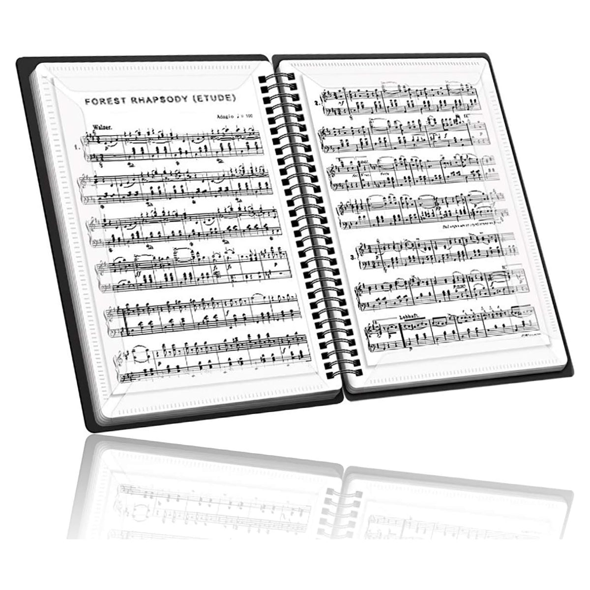 A4 Sheet Music Binder with Adjustable Pages