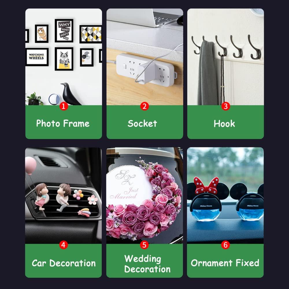 Nano Double-Sided Clear Gel Tape 6×6cm Reusable Traceless Adhesive Pad