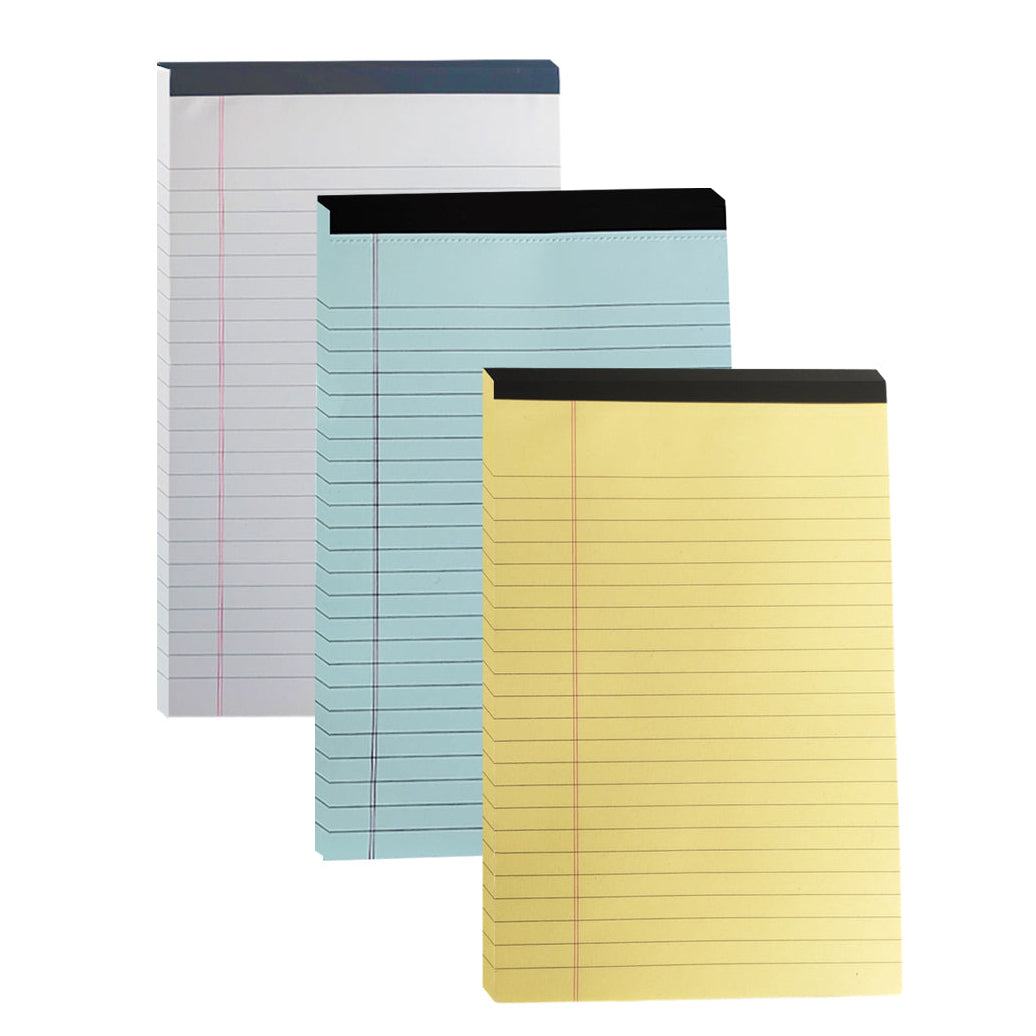 4 Pcs Tearable Lined Notepad Colourful 200 Sheets