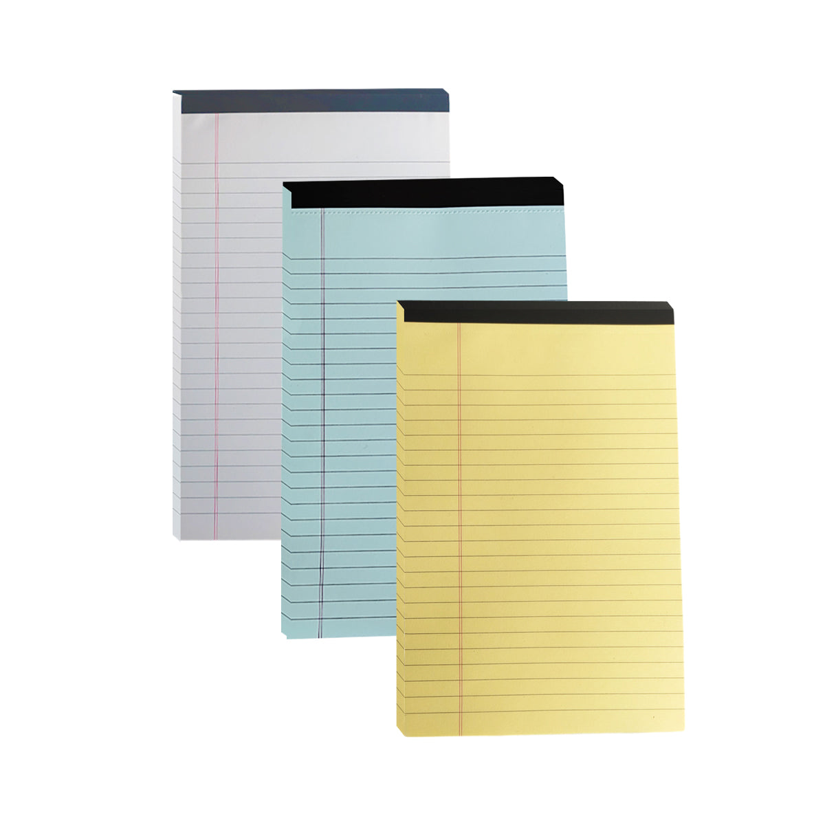 4 Pcs Tearable Lined Notepad Set | Colourful Memo Pad with 200 Sheets