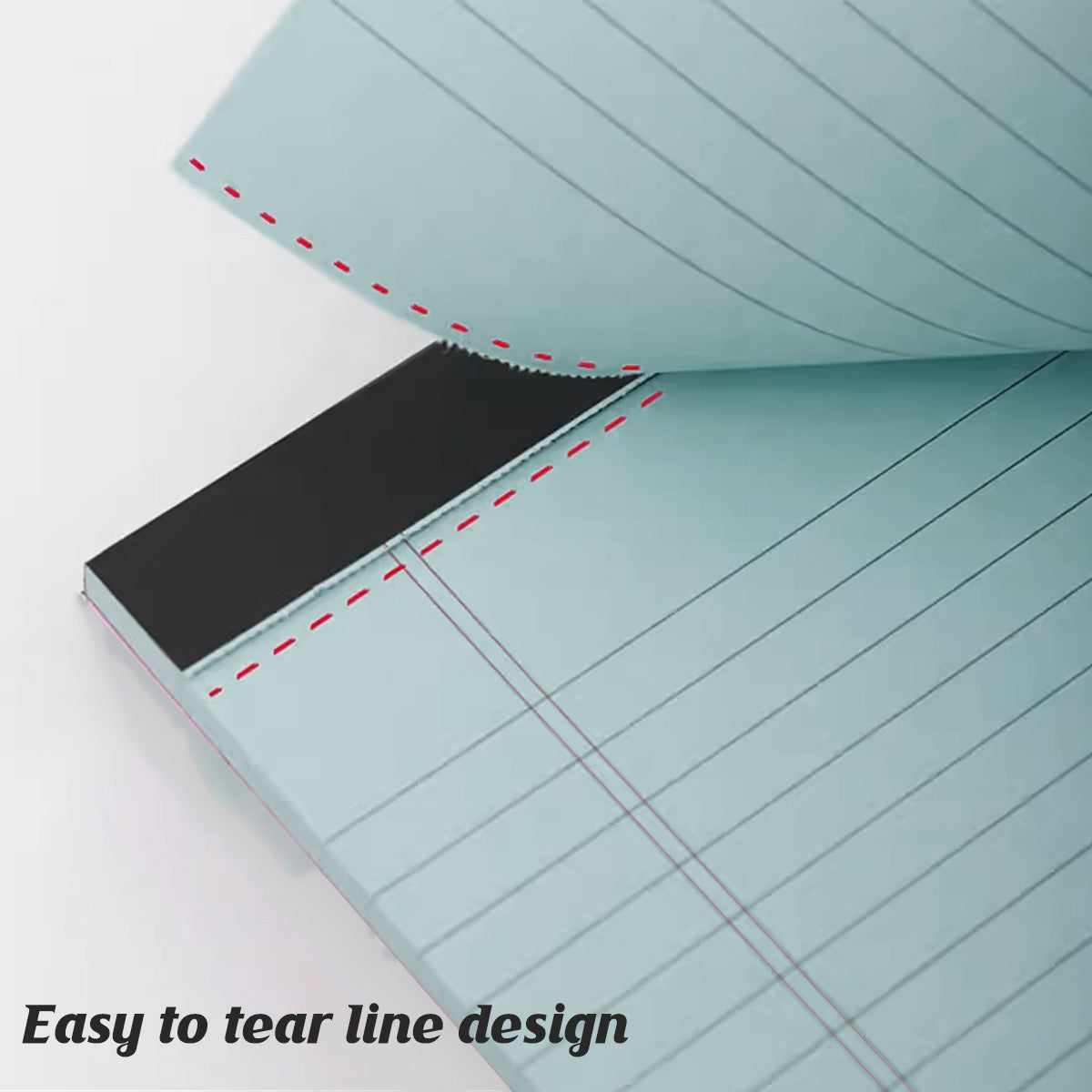 4 Pcs Tearable Lined Notepad Set | Colourful Memo Pad with 200 Sheets