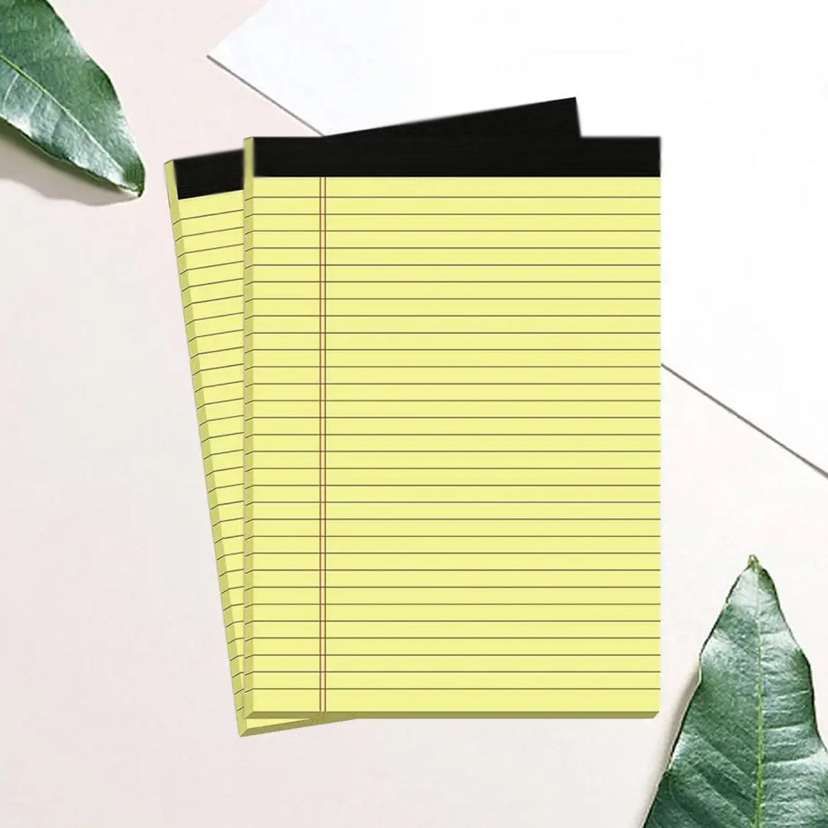 4 Pcs Tearable Lined Notepad Set | Colourful Memo Pad with 200 Sheets