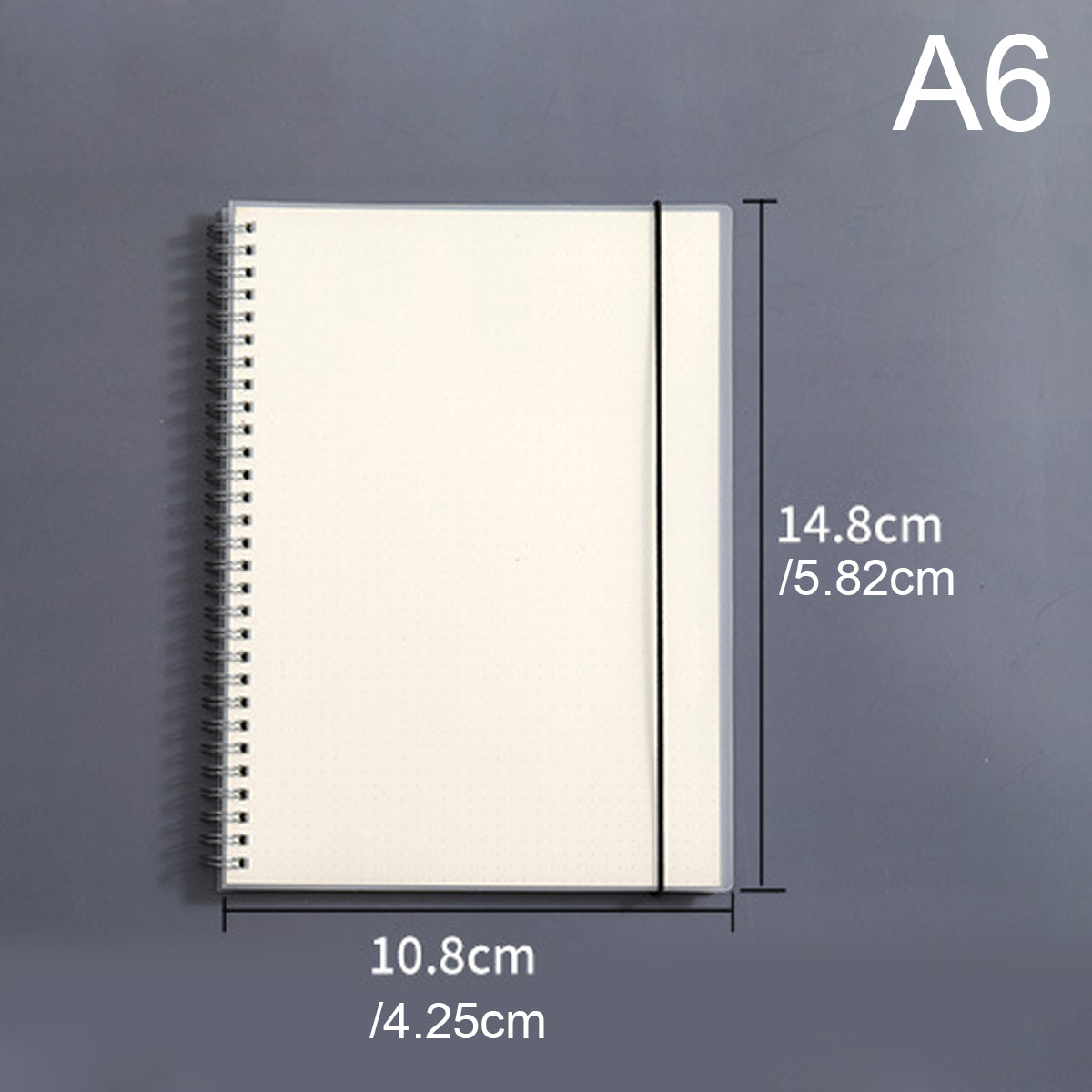 10 Pcs Spiral Notebooks Blank and Lined Coil Waterproof Cover