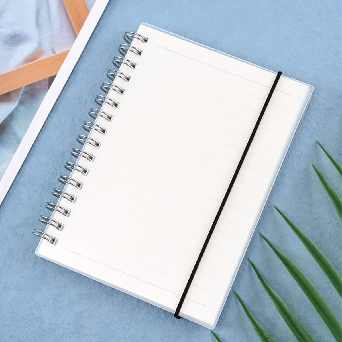 10 Pcs Spiral Notebooks Blank and Lined Coil Waterproof Cover
