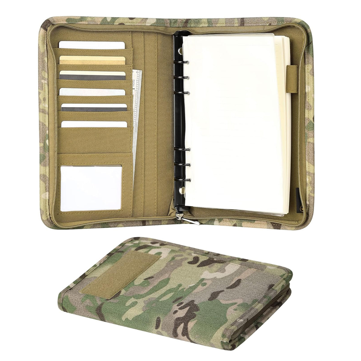 Outdoor Tactical Notebook Cover with A6 Binder and Waterproof Fabric ...