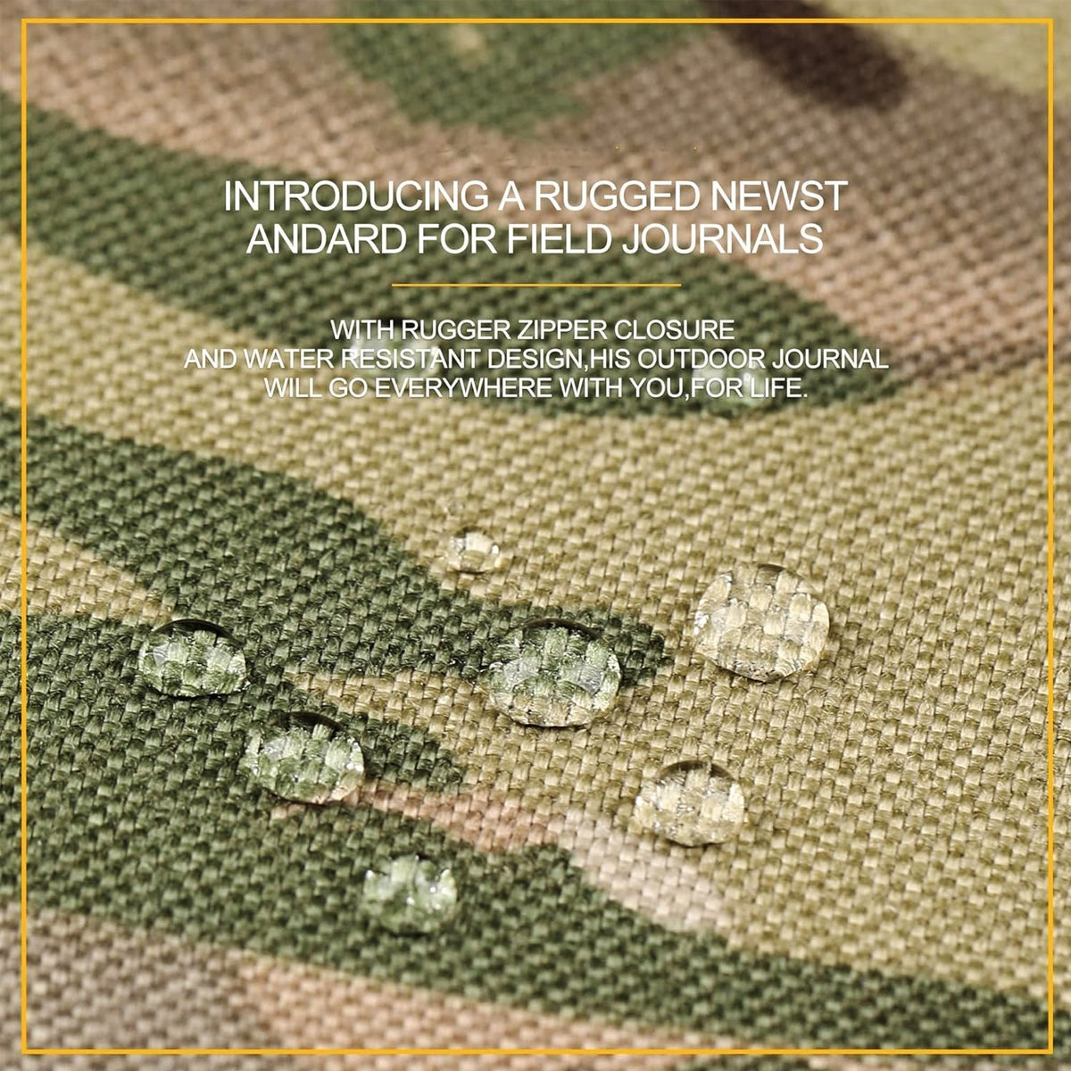 Outdoor Tactical Notebook Cover with A6 Binder