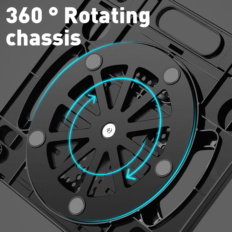 Foldable Adjustable Laptop Stand with 8 Angles and Cooling