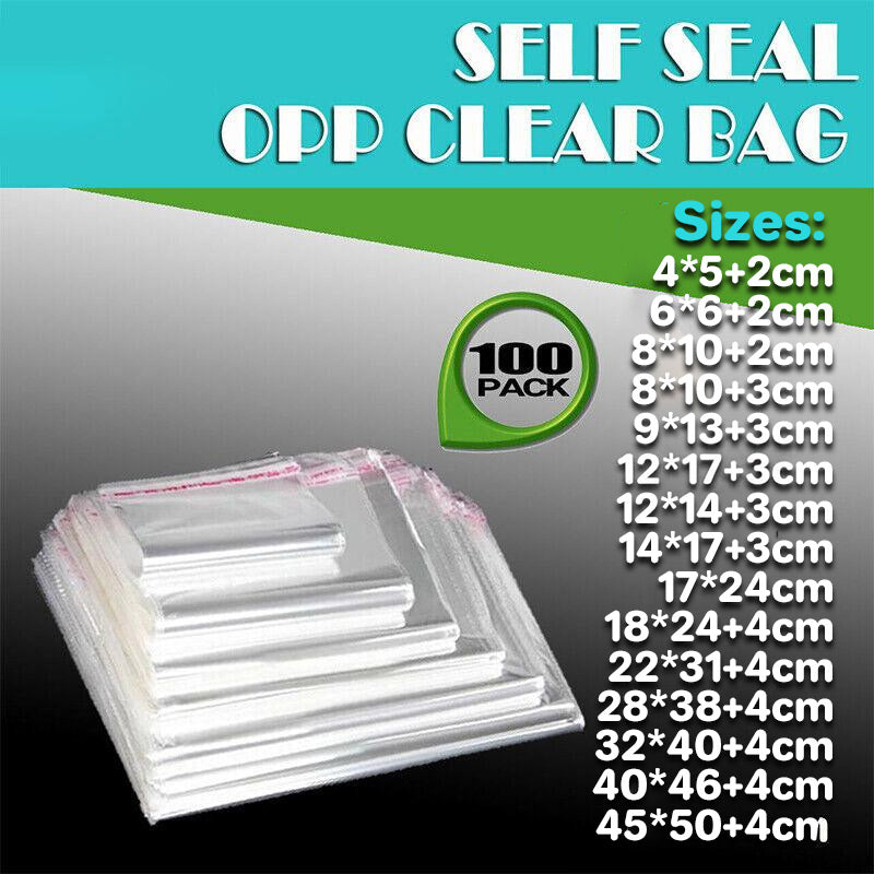 Self Adhesive Clear OPP Cellophane Bags Bulk