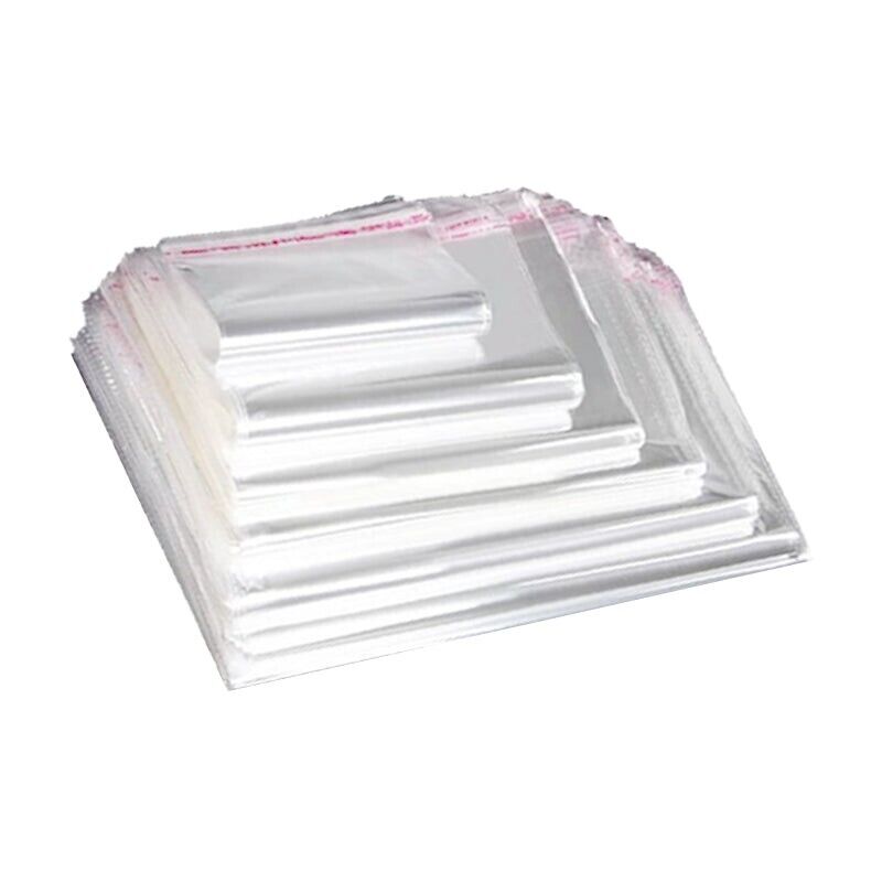 Self Seal Clear OPP Cellophane Bags Bulk Packaging