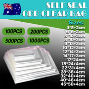 Self Adhesive Clear OPP Cellophane Bags Bulk