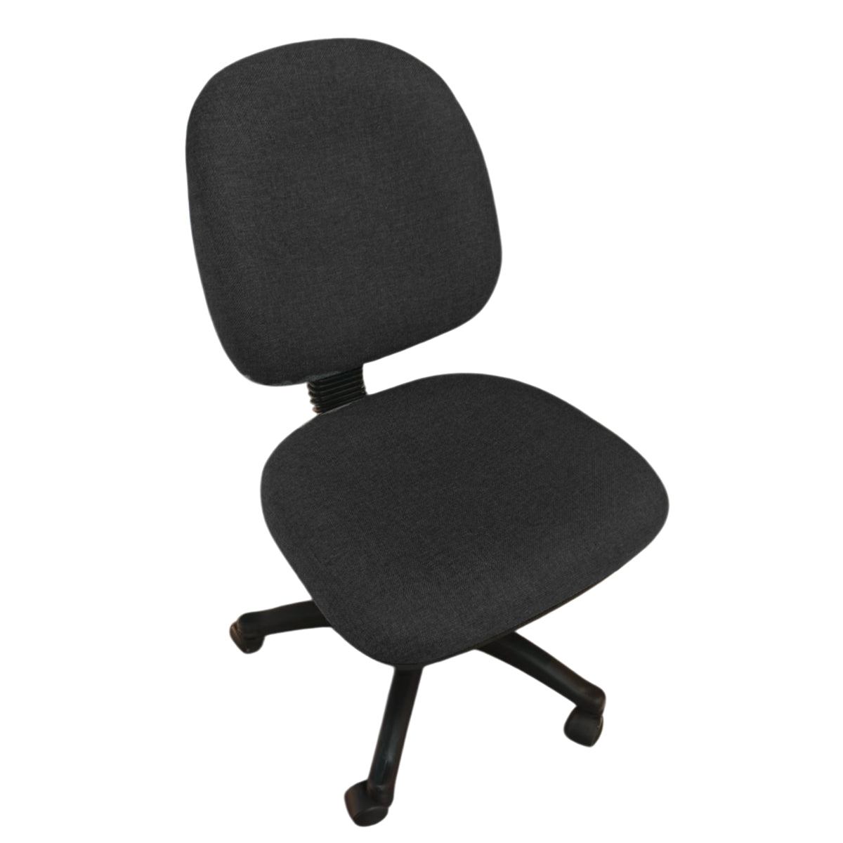 High Back Office Chair Adjustable Height Fabric Seat