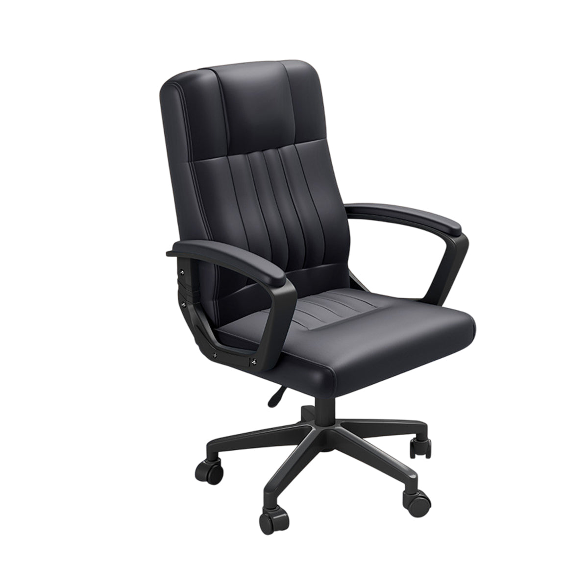 Swivel Office Chair with Wheels and Padded Seat