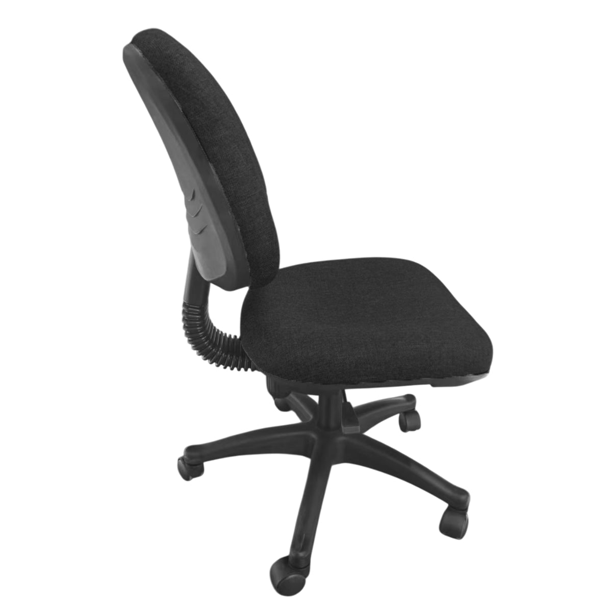 High Back Office Chair Adjustable Height Fabric Seat