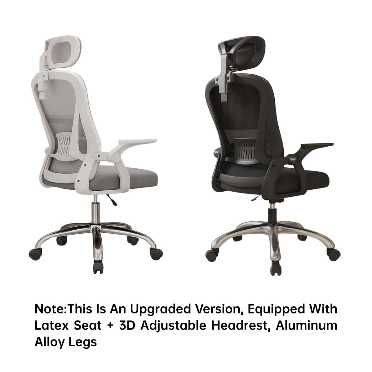 Ergonomic Office Chair Adjustable Mesh Desk Chair with Headrest