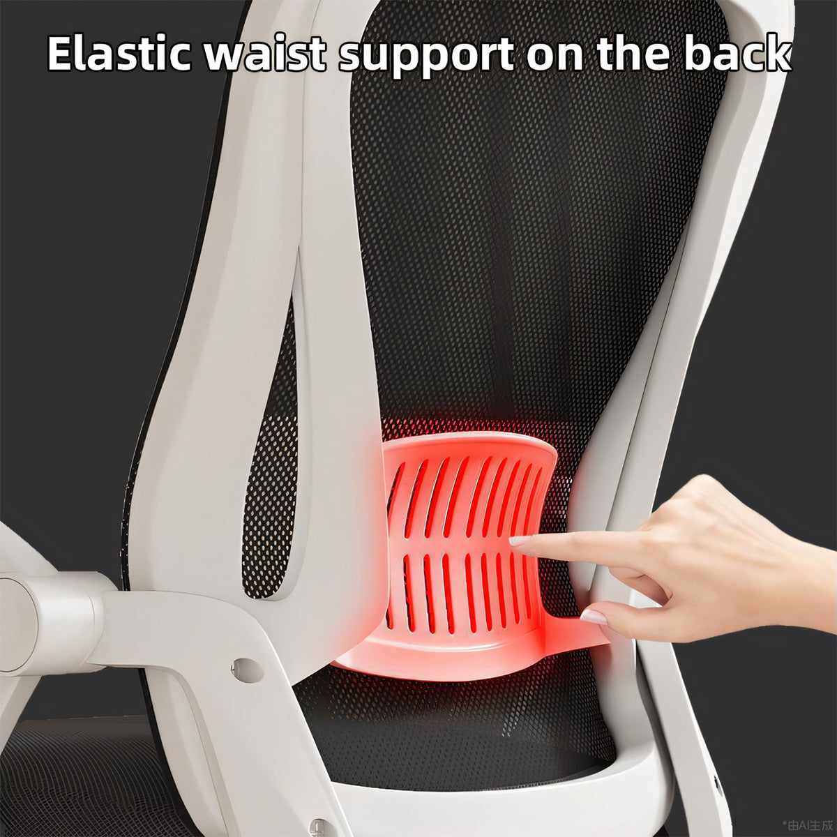 Ergonomic Office Chair Adjustable Mesh Desk Chair with Headrest