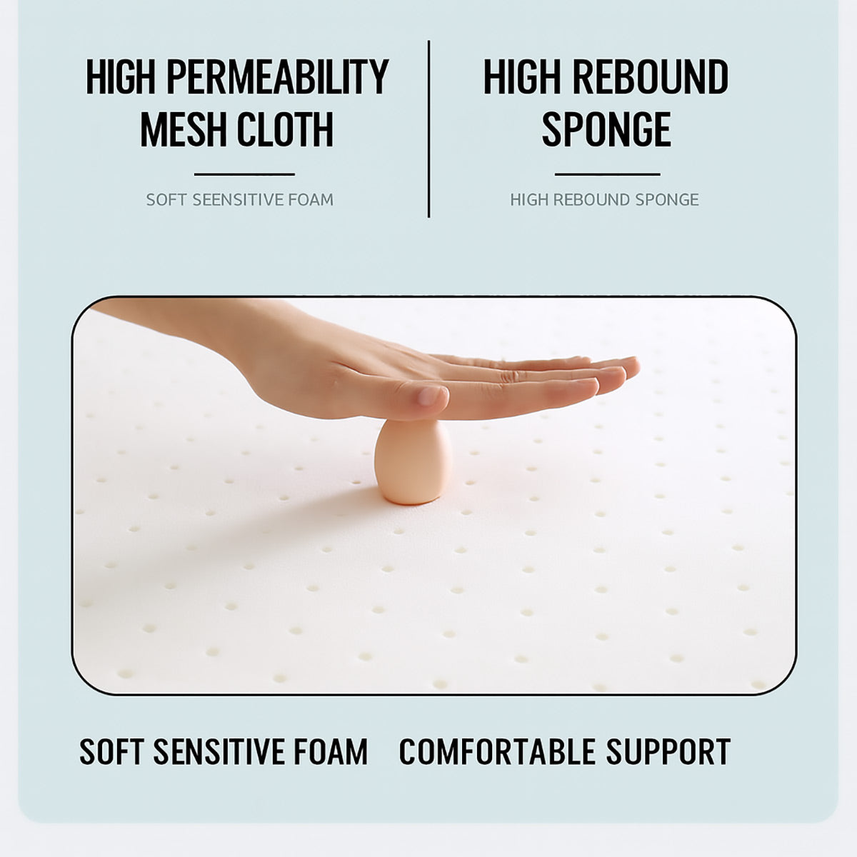 Ergonomic Office Chair Adjustable Mesh Desk Chair with Headrest