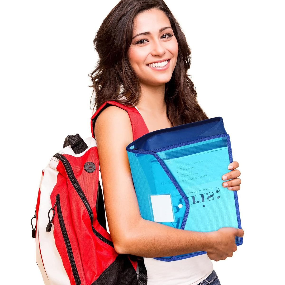 9 Pcs A4 Clear Document Bags Plastic Wallet Seal File Folder