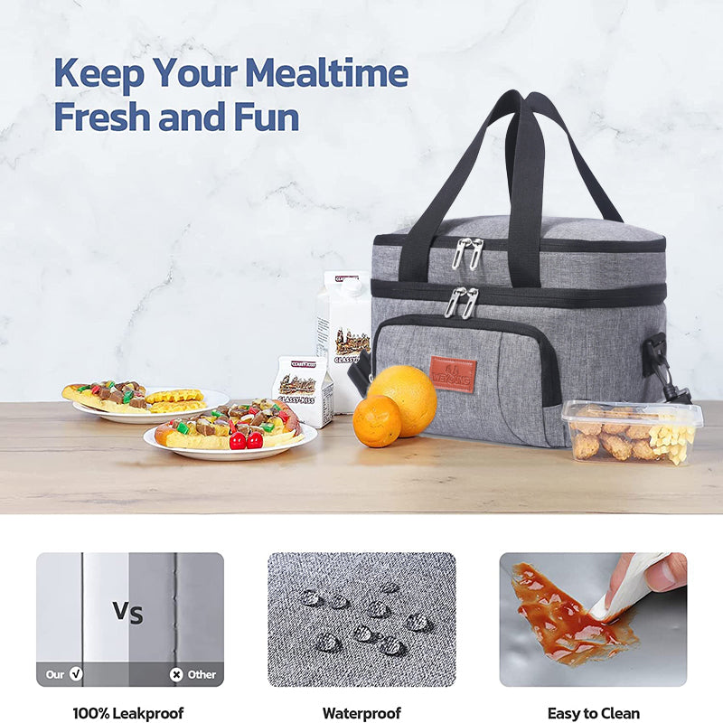 10L Portable Thermal Lunch Bag with Cooler