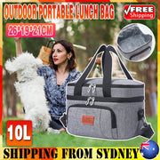 10L Portable Thermal Lunch Bag with Cooler