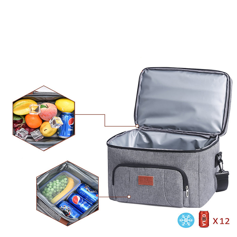 10L Portable Thermal Lunch Bag with Cooler
