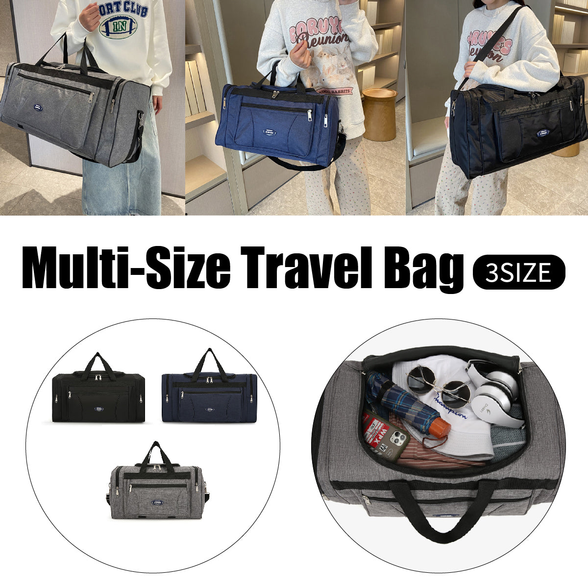 Waterproof Foldable Travel Luggage Bag