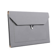 A4 PU Leather Document Bag for Office School File Organizer