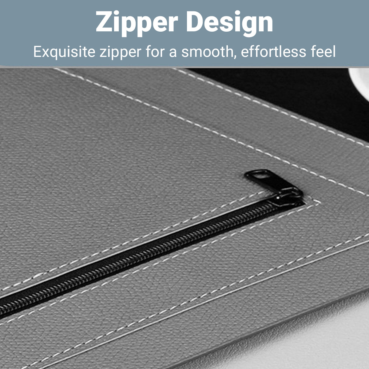 A4 PU Leather Document Bag for Office School File Organizer