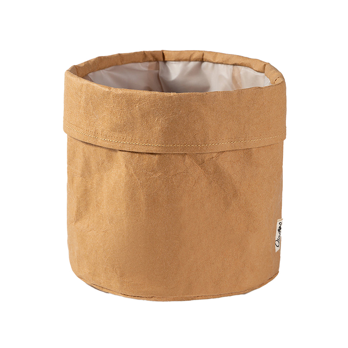 3 Pcs Waterproof Kraft Paper Bags Foldable Storage Design