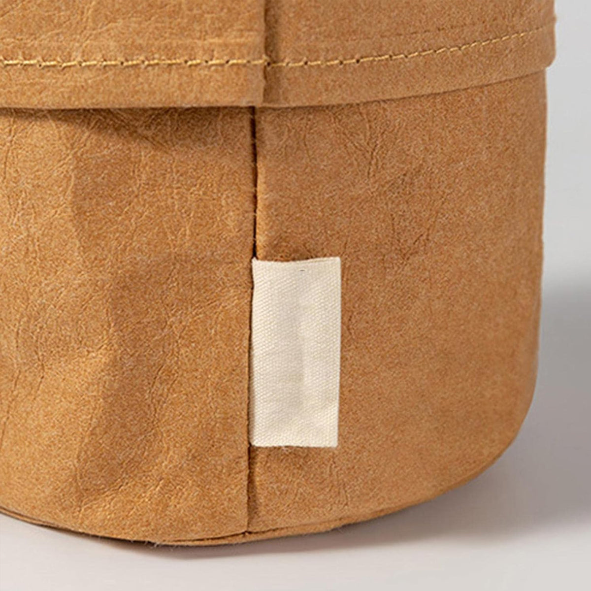 3 Pcs Waterproof Kraft Paper Bags Foldable Storage Design