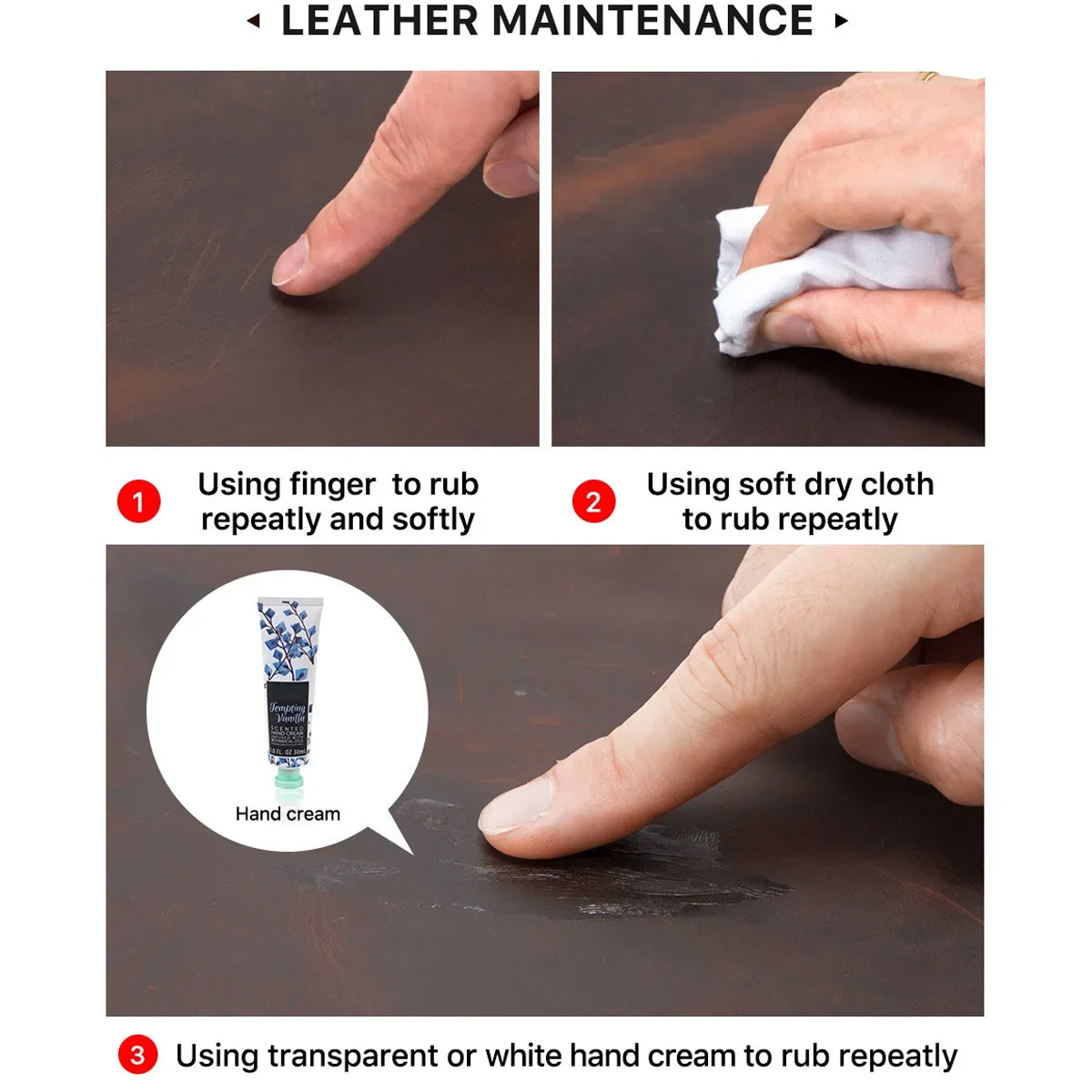 2 Pcs Leather Pencil Case Set, Genuine Cowhide, Coffee and Black