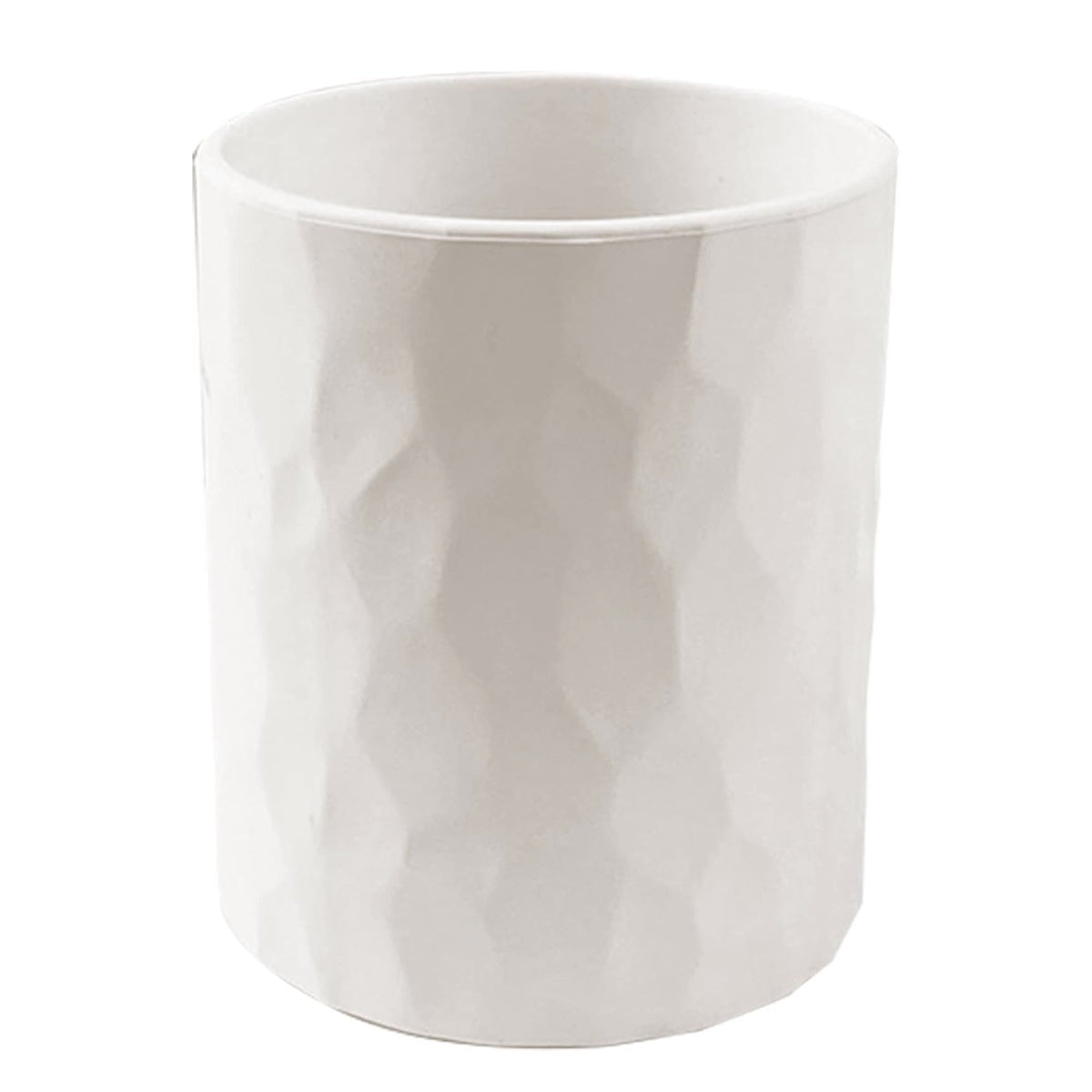 White Silicone Pen Holder Cylinder Non-Toxic Desk Organiser