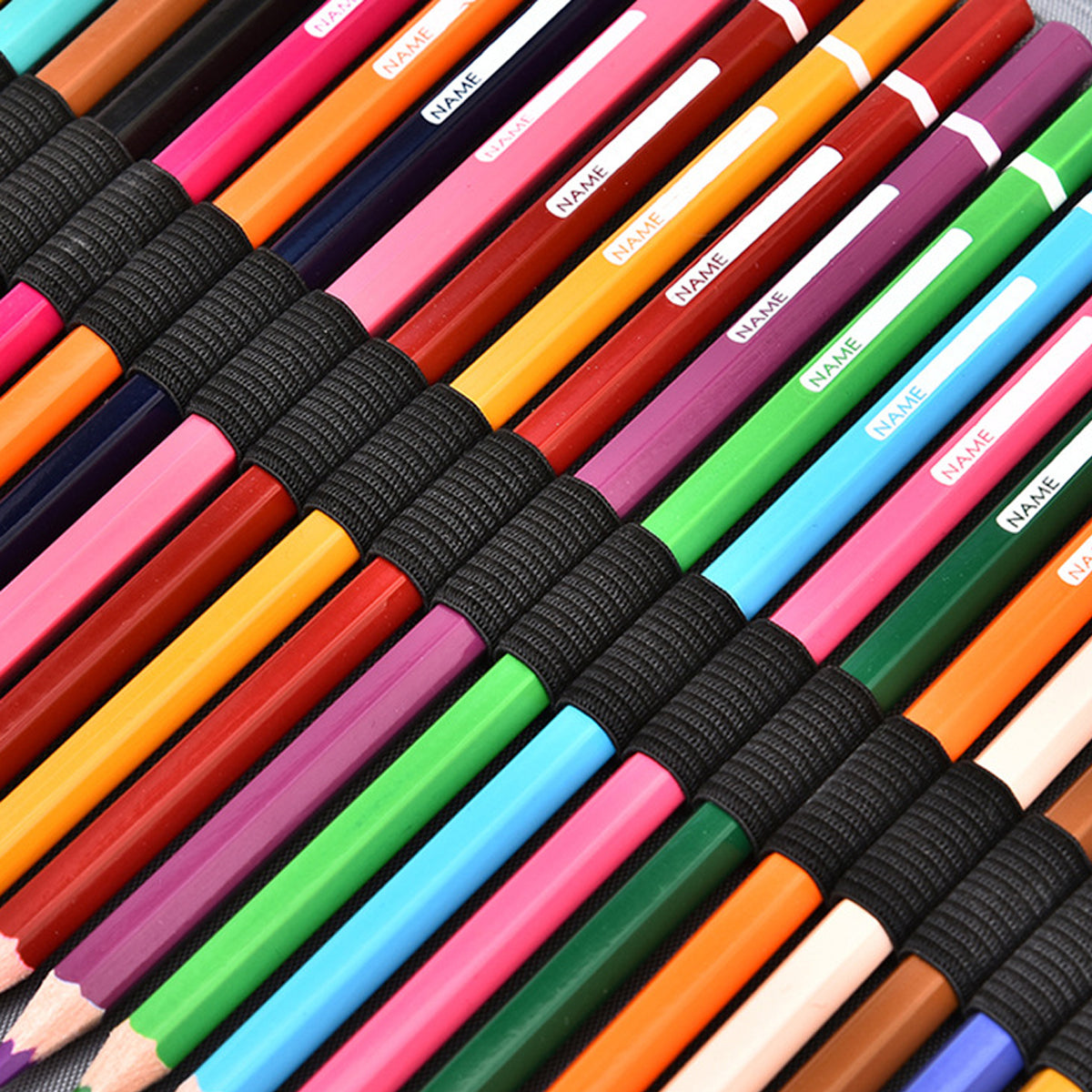 200-Slot Floral Pencil Case with Handle