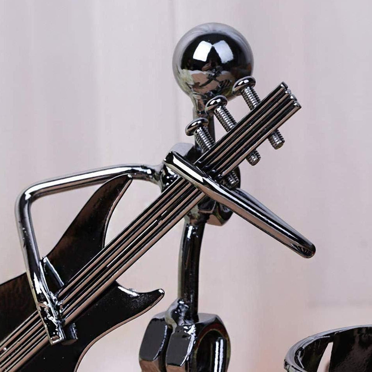 Pencil Holder Vintage Musical Design Iron Black Finish