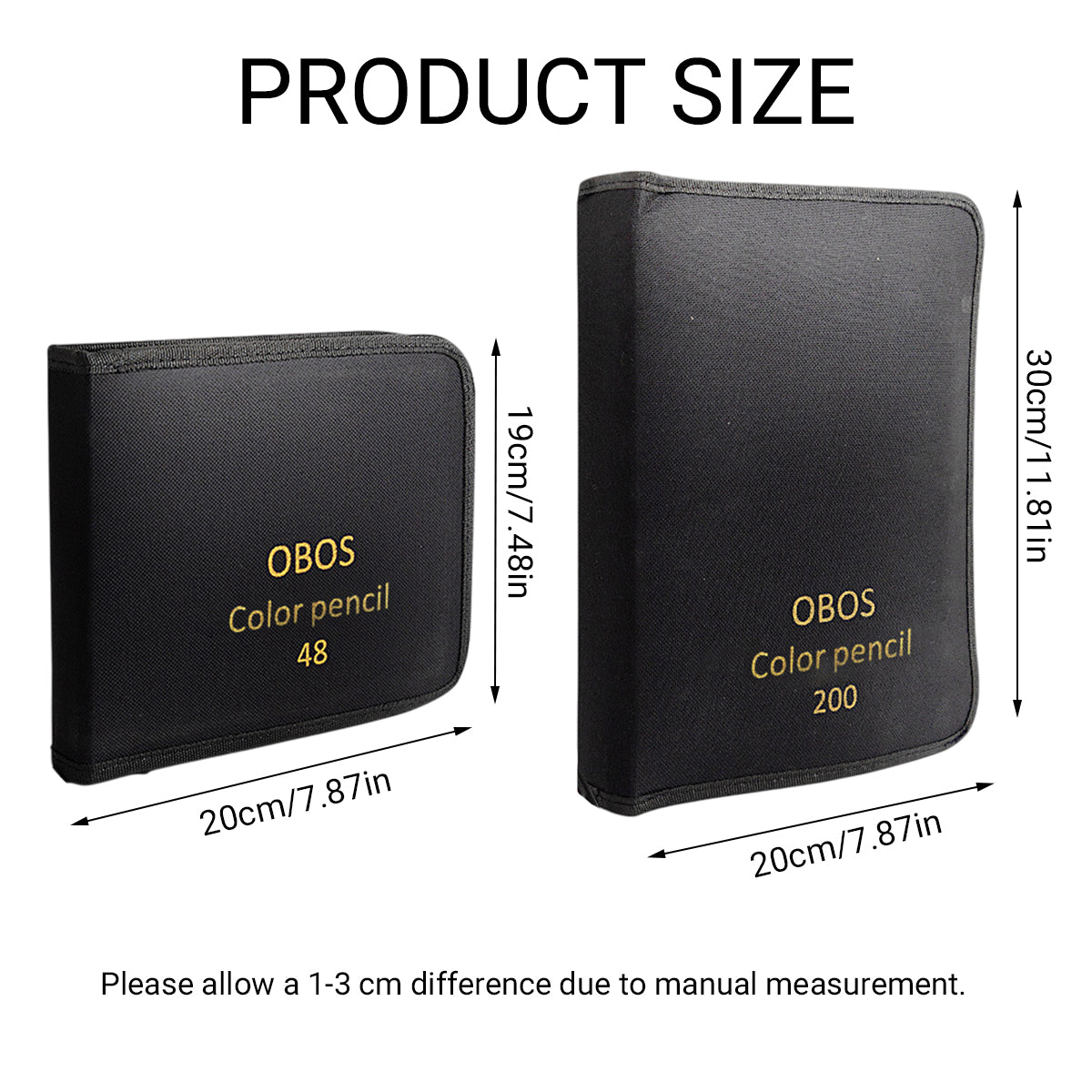 48 or 200 Colours Oil-Based Coloured Pencils with Wooden Barrels