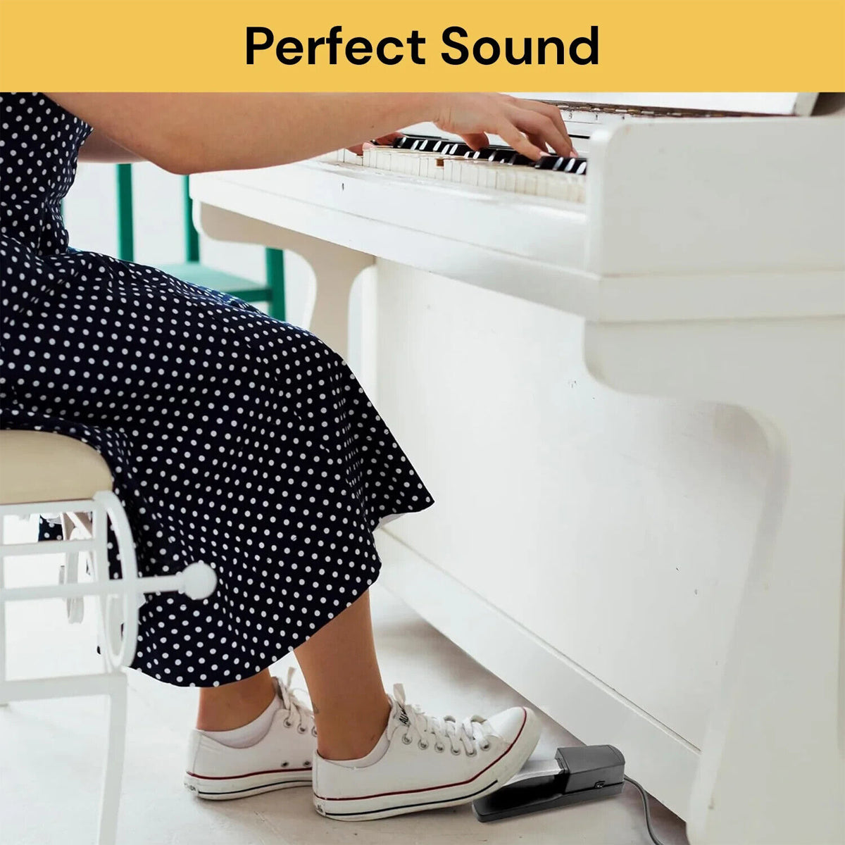 Universal Sustain Pedal for Digital Piano Keyboard