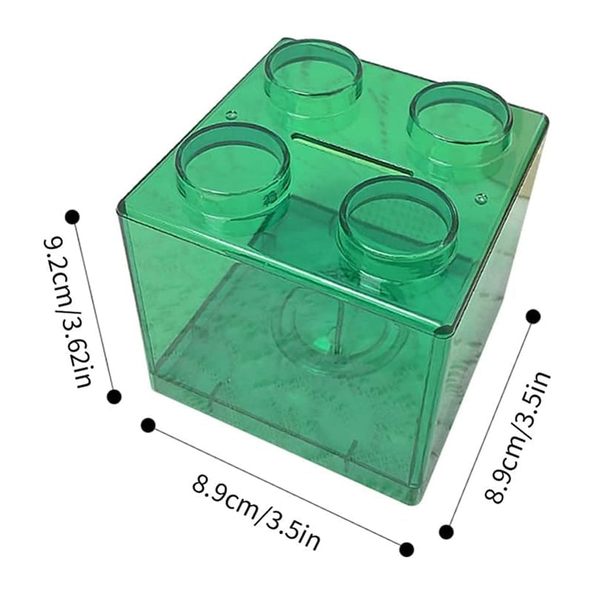 6pcs Stackable Building Block Coin Bank Set