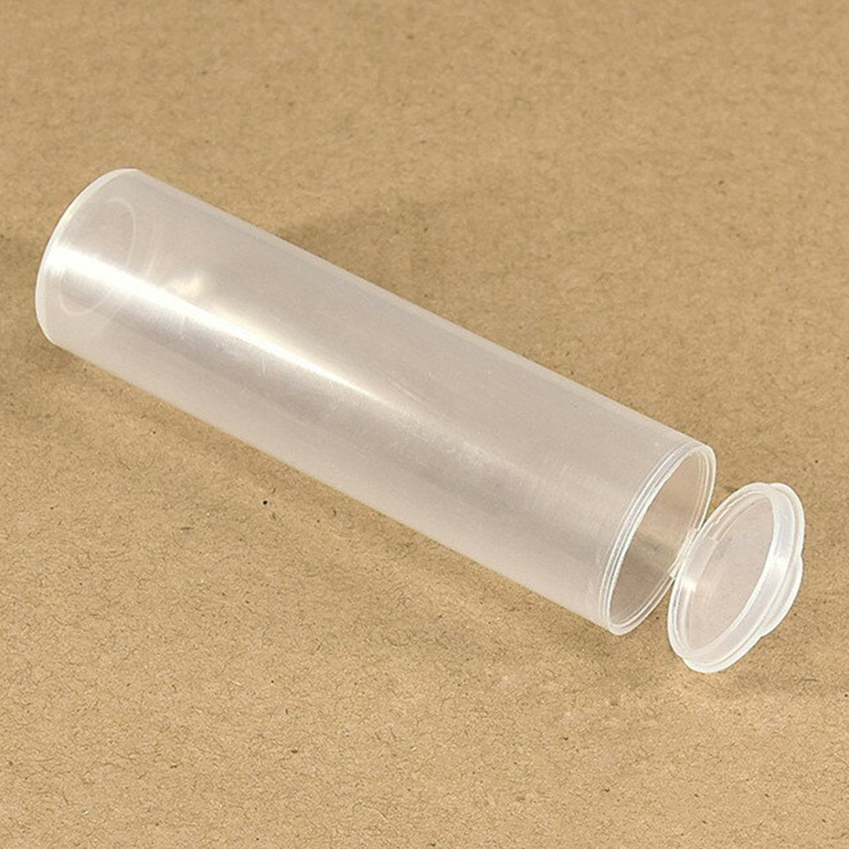 20pcs Clear Plastic Cylinder Storage Containers